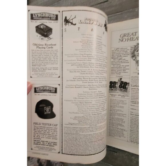 Vintage National Lampoon Magazine Lot Of 3 Issues1980s Humor Collectible - Picture 9 of 13